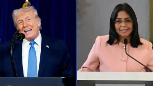 Trump Amenaza A Delcy Rodríguez