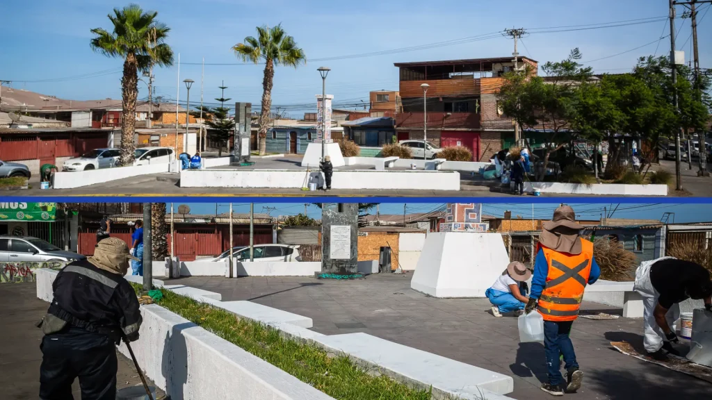 Municipio Recupera Plaza En Rotonda Tucapel