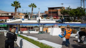 Municipio Recupera Plaza En Rotonda Tucapel