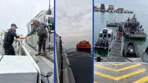 Armada Rescata A Ocho Tripulantes