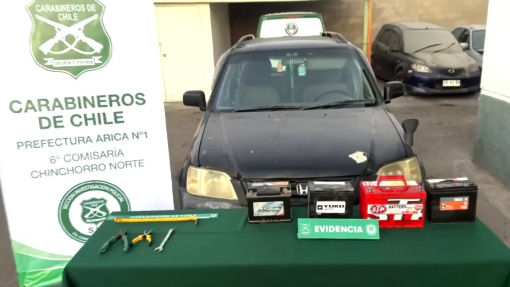 SIP De Carabineros Detiene A Dos Personas Por Robo De Accesorios