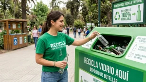 Reciclaje De Botellas De Vidrio