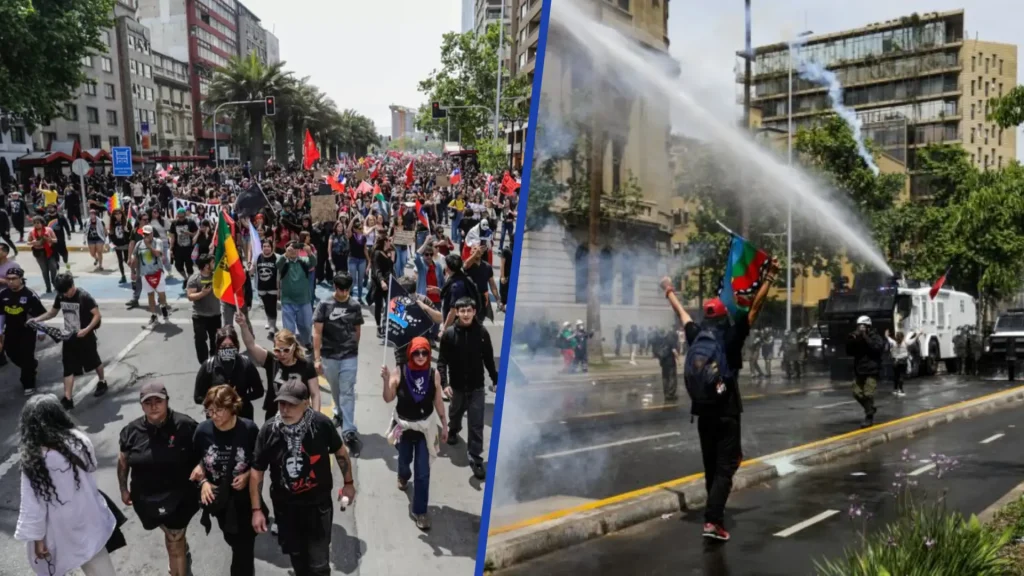 Manifestaciones Del 18-O En Santiago